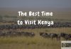 Which Is the Best Time to Visit Kenya? The Best Time to Visit Kenya