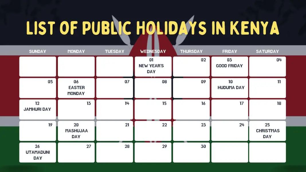 List of Gazetted Public Holidays in Kenya The Best in Kenya