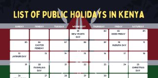 Comprehensive List of Gazetted Public Holidays in Kenya Gazetted Public Holidays in Kenya
