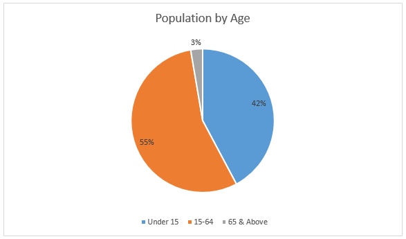 Population of Kenya by Age