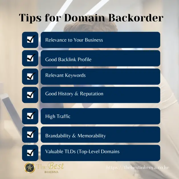Tips for Domain Backorder