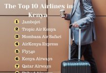 The Best 10 Domestic & International Airlines in Kenya Airlines in Kenya