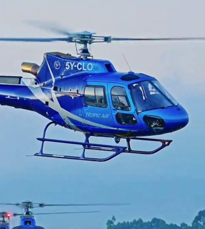 Tropic Air Kenya helicopter