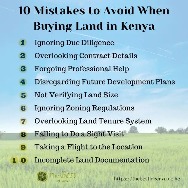 Mistakes to Avoid When Buying Land in Kenya