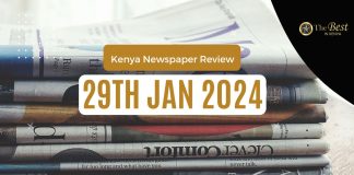 Newspaper Review 29th, January 2024 Kenya Newspaper Review 290124