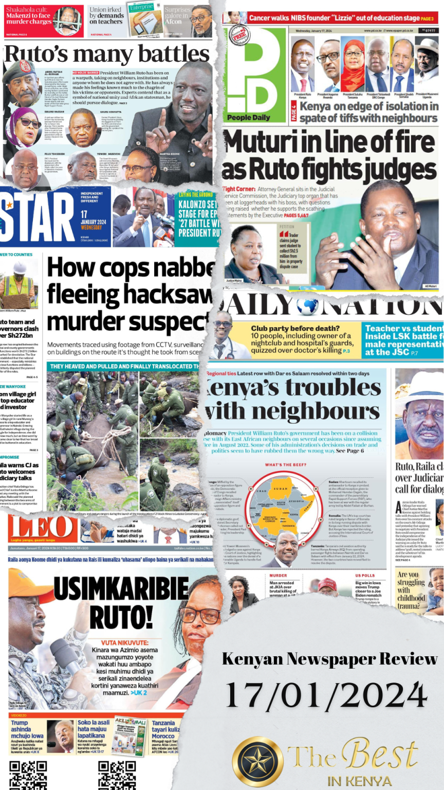 What S In The Papers Today 17 01 2024 The Best In Kenya   Kenyans Newspaper Review 170124 864x1536 