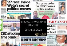 Newspaper Review 2nd, February 2024 Kenya Newspaper Review 02022024