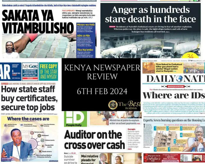 Kenya Newspaper Review 06022024