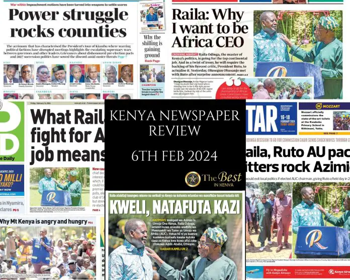 Kenya Newspaper Review 16022024