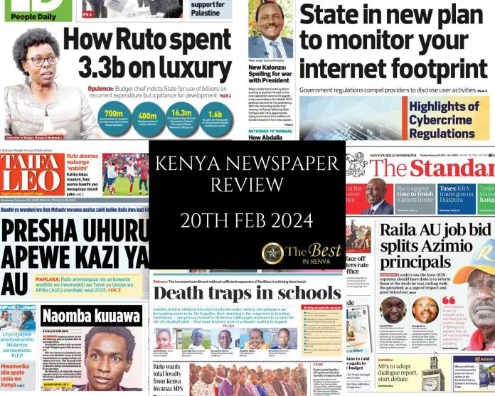 Kenya Newspaper Review 20022024