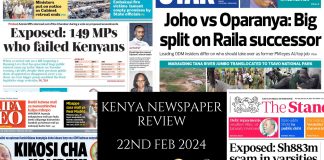 Newspaper Review 22nd, February 2024 Kenya Newspaper Review 22022024