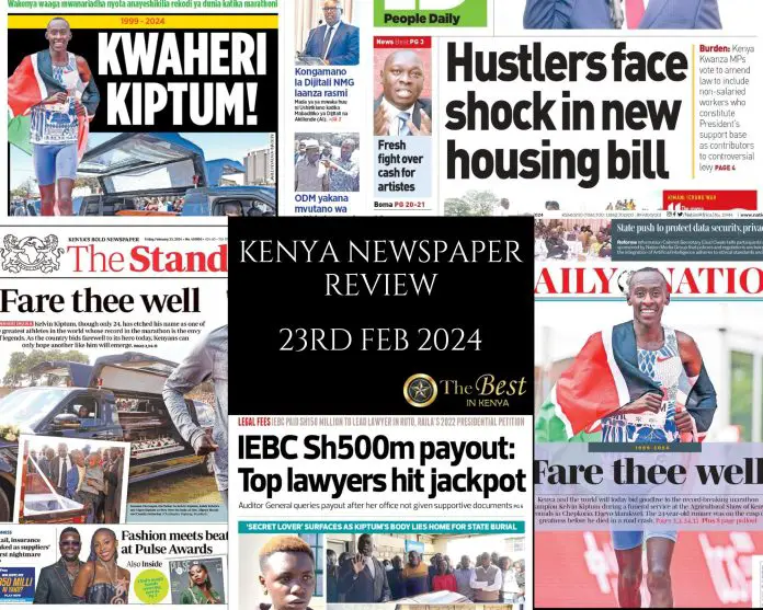 Kenya Newspaper Review 23022024