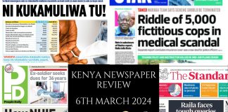 Newspaper Review 6th, March 2024 Kenya Newspaper Review 06032024