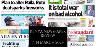 Newspaper Review 7th, March 2024 Kenya Newspaper Review 07032024