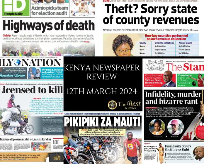 Kenya Newspaper Review 12032024