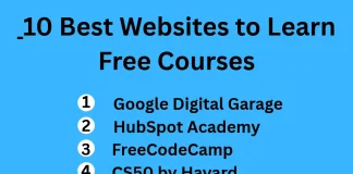 10 Best Websites to Learn Digital Skills for Free List of the 10 best free websites to learn digital skills including Google Digital Garage, HubSpot Academy, freeCodeCamp, CS50 by Harvard, Saylor Academy, Skills for All by Cisco, The Odin Project, Kaggle Learn, Alison and Microsoft Learn