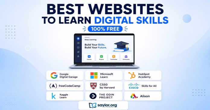 best websites to learn digital skills