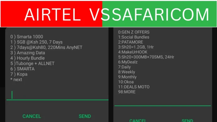 AIRTEL VS SAFARICOM DATA BUNDLE OFFERS