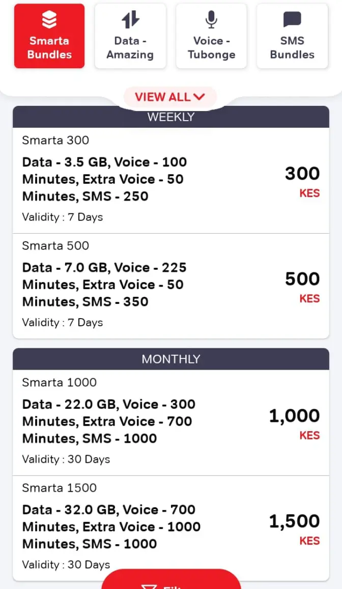 Airtel smarta bundles offers