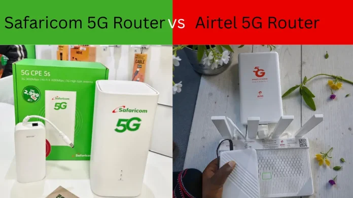 safaricom image Safaricom 5G router vs Airtel Smart connect.