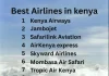 Best Domestic & International Airlines in Kenya Best local and international Airlines in Kenya
